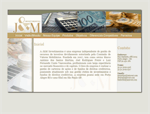 Tablet Screenshot of jminvest.com